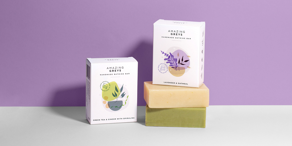 Photo of soap packaging with ingredients