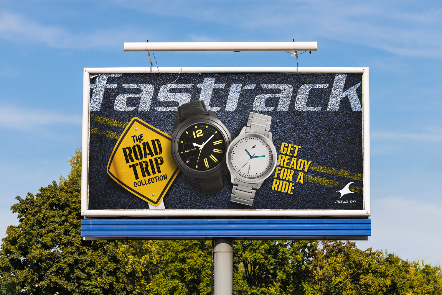 The Road Trip Watch Collection Advertisement Hoarding